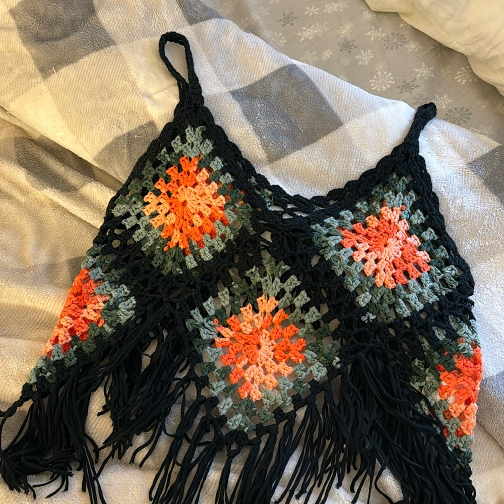 Colorful knit top